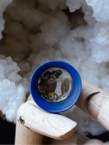 Plugs goldtouch lapis 27 mm